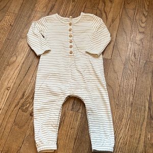 Quincy Mae striped romper 6-12M
